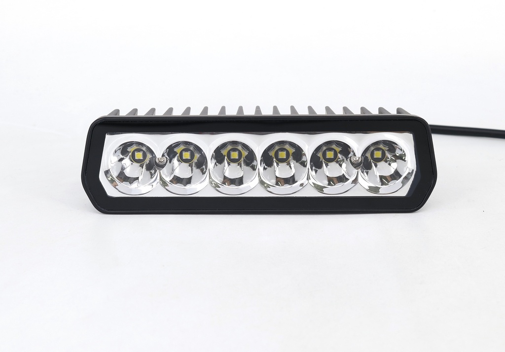 Off Road Faro De Led Universal Rectangular 16X7Cm Color Blanco- 30 Watts - 6 Chip Led Osram P7 - 12V/24V