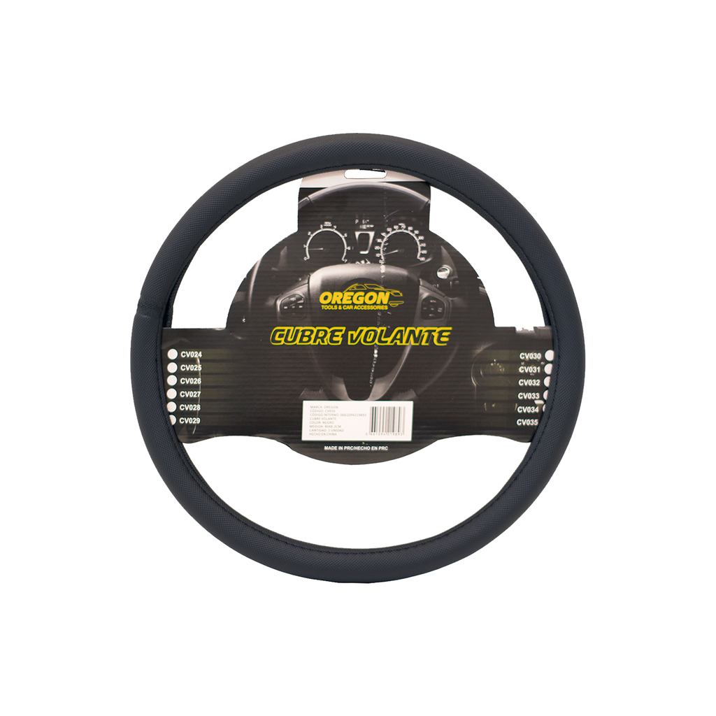 Cubre Volante PVC 40CM Negro 408.2
