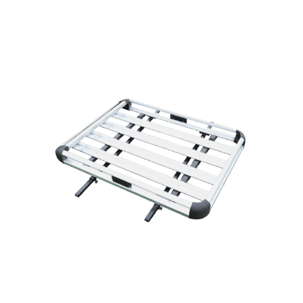 Parrilla para Techo universal de Aluminio Plateada 127CM X 96CM X 12CM