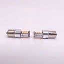 Lámpara LED de Señalización CANBUS - - 1141 - 1156 P21W 1 Polo 45 LED 3014 SMD - CANBUS - ámbar 12V