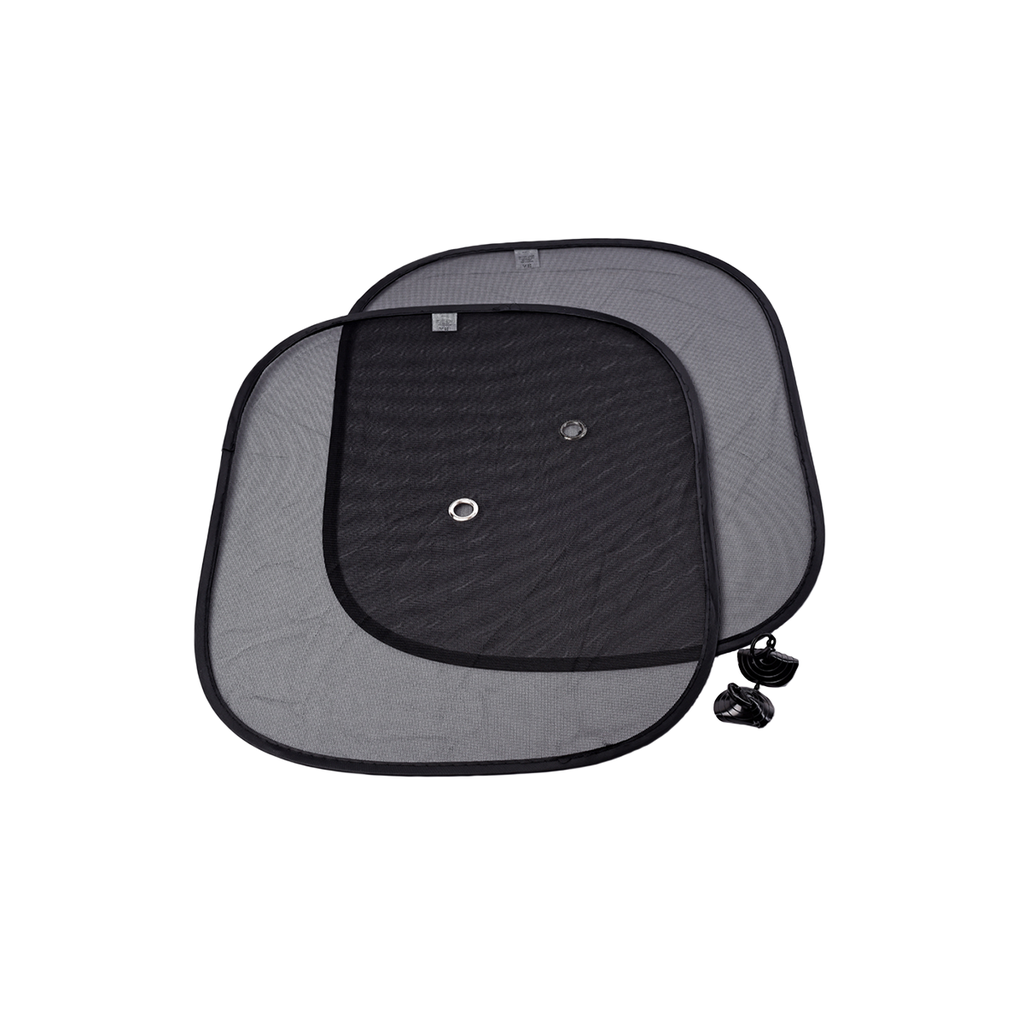 Parasol - Parasol Lateral de Tela 2 Pcs Negro 44X36