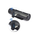 Accesorio para celular - Auxiliar para conexión Bluetooth con carga USB Negro