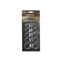 Abrazaderas - Blister de Abrazaderas Surtido X 10 Unidades Plateado universal