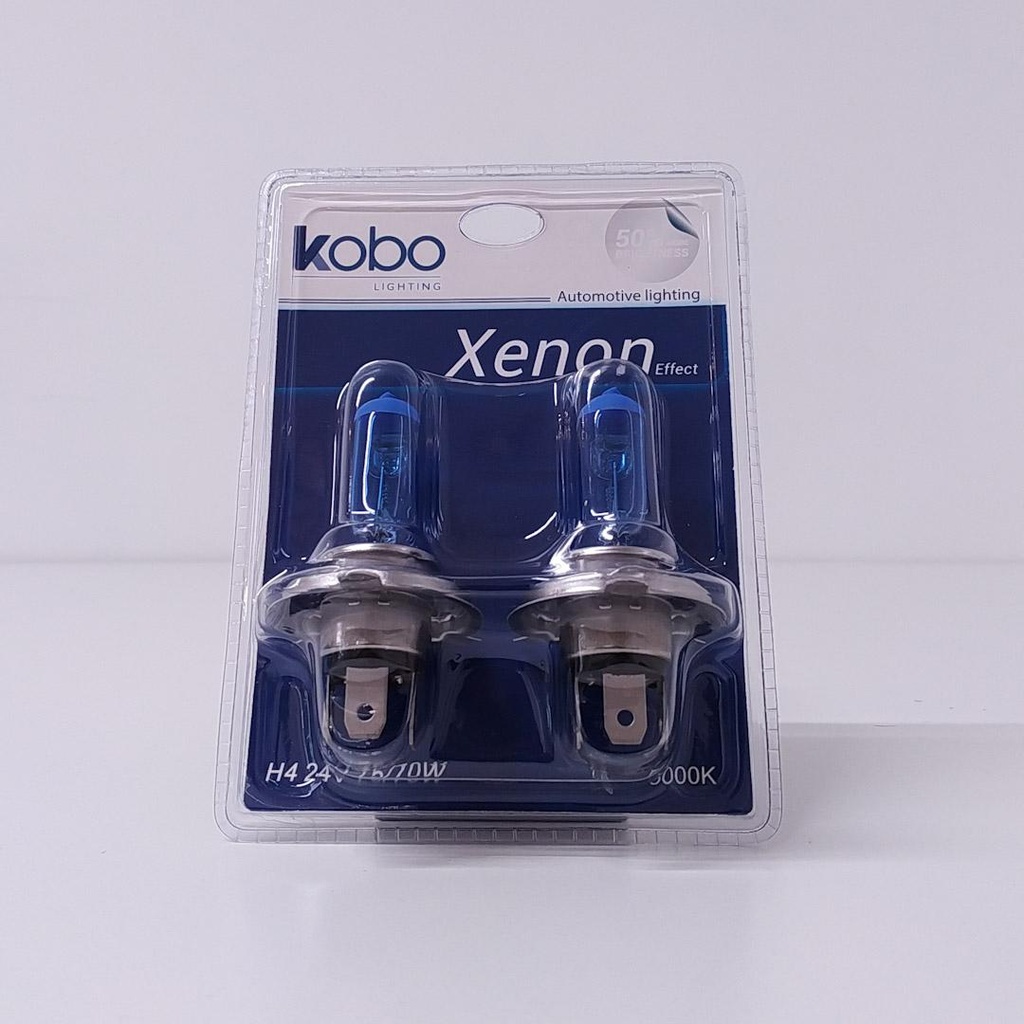 Lámpara Blue Vision - H4 PT43 60/55W 24V Xenon Blue X Blister 2 Unidades
