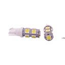 Lámpara LED de Señalización SMD - 2821 - T10 - W5W 9 SMD 5050 SMD - Blanco 24V Unidades