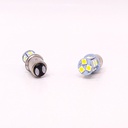 Leds SMD - 1034 - 1157 - P21/5W 2 Polos (Despareja) 13 LED 5050 SMD - Blanco 24V