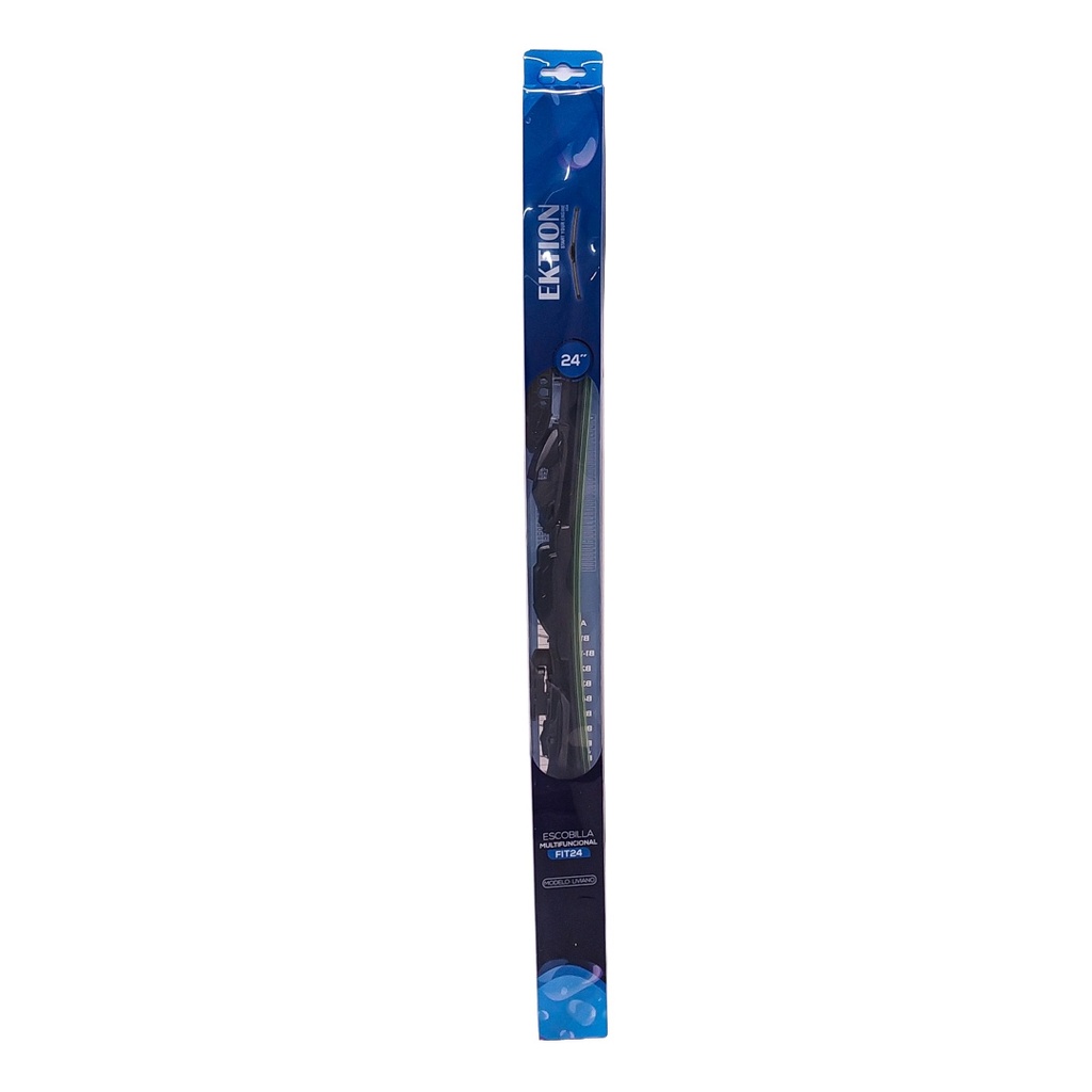 Escobilla limpiaparabrisas FIT universal 24" curva de goma