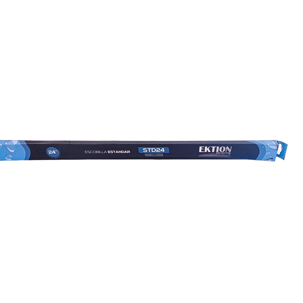 Escobilla limpiaparabrisas FLAT universal 24" chata, enganche estándar