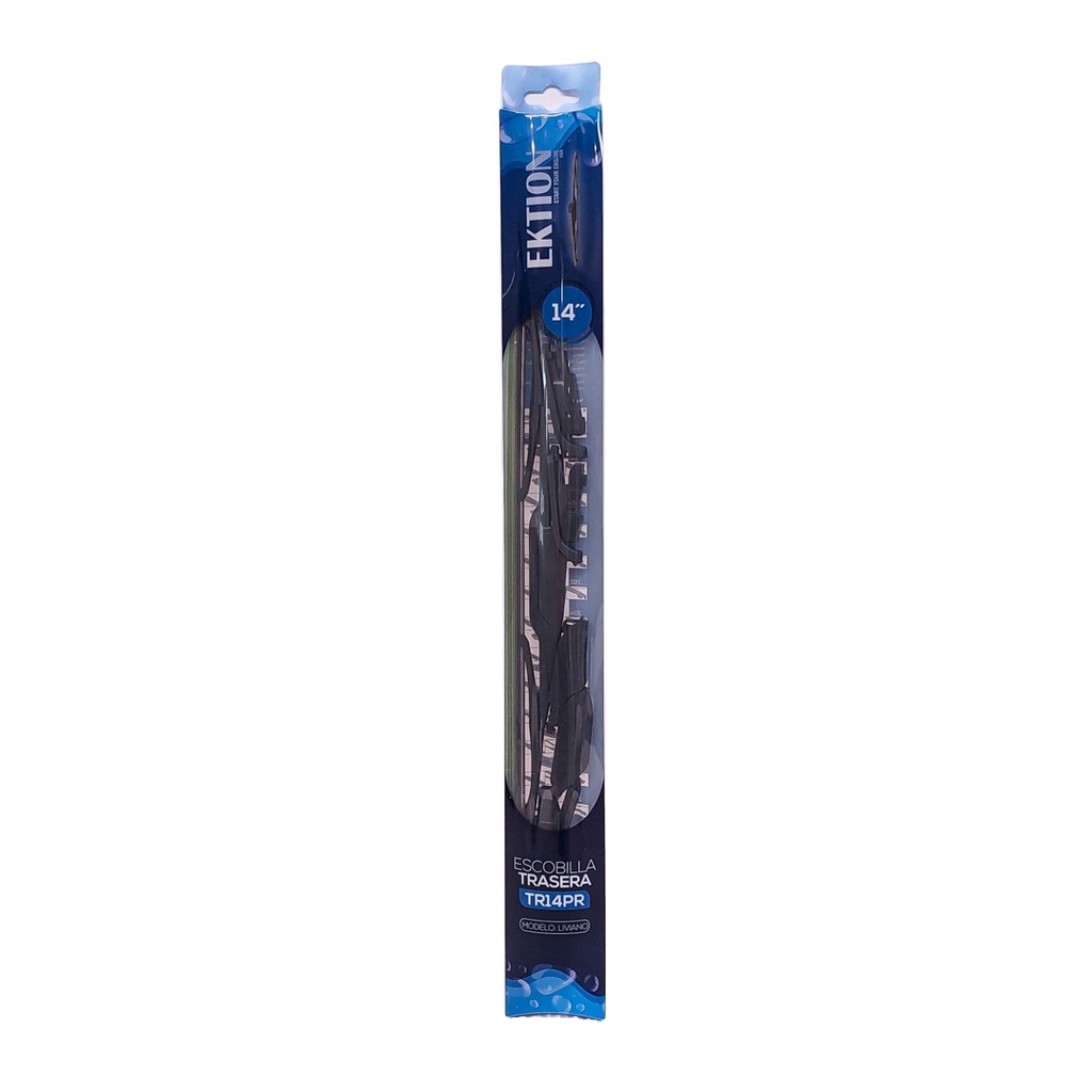 Escobilla limpiaparabrisas trasera FIT universal 14" curva de goma