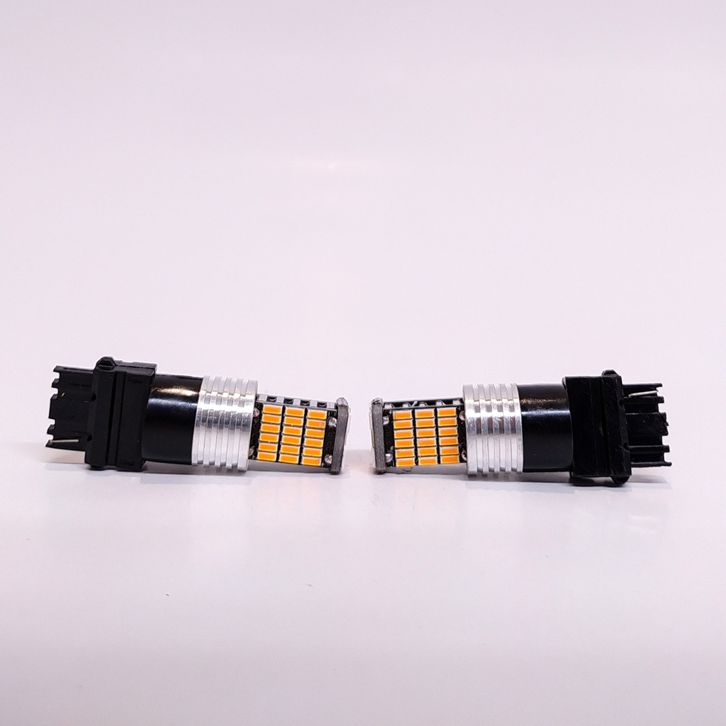 Lámpara LED de Señalización CANBUS - - 3156 P27W 1 Polo 45 LED 3014 SMD - CANBUS - ámbar 12V - 24V