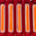 Modulo LED COB - Placa LED COB Autoadhesivo 12V Color Rojo 8,5CM X 2CM