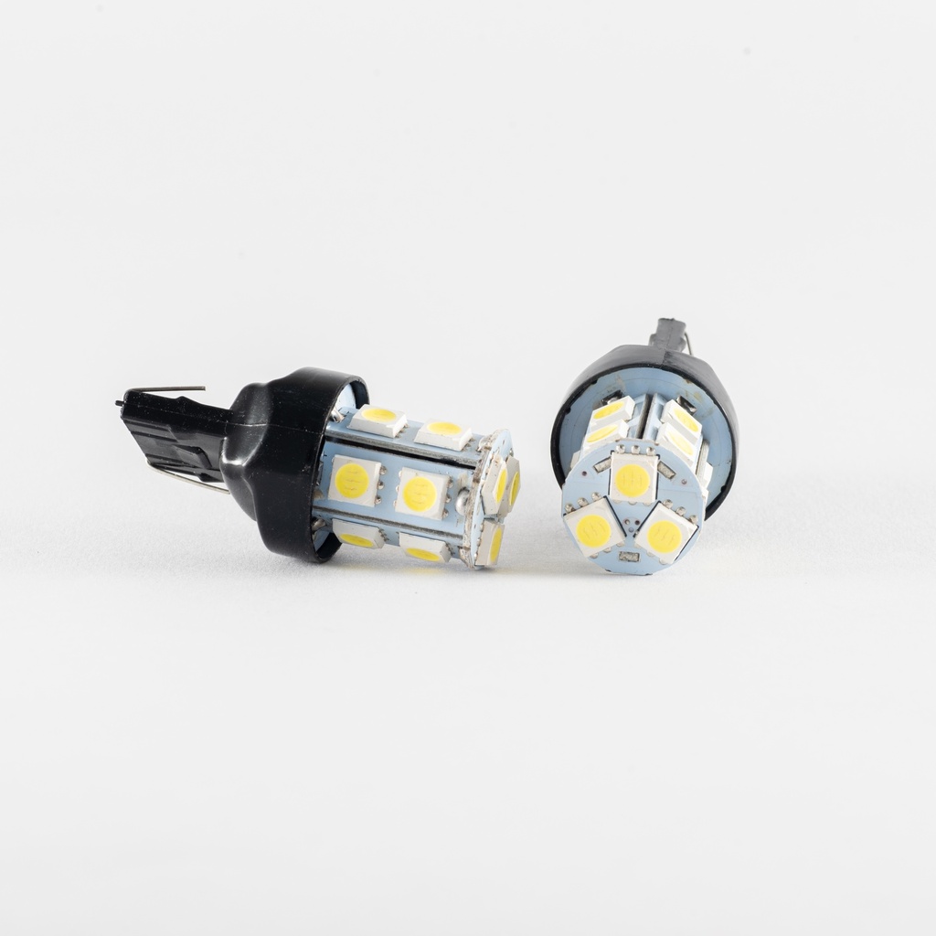Leds Señalizacion SMD - T20 - 1156 (1141 - 1156 - P21W sin Culote) 1 Polo 13 LED 5050 SMD - Blanco 12V