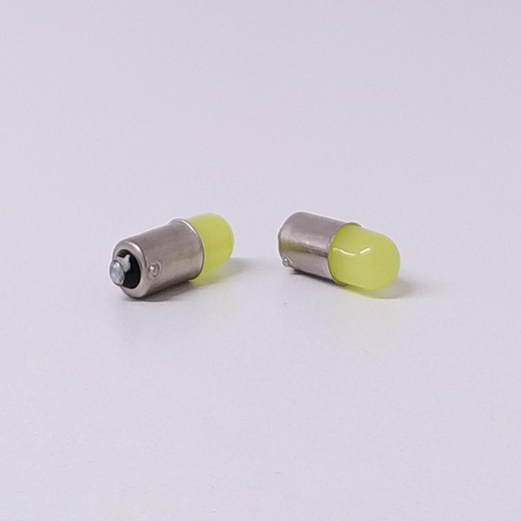 Lámpara LED de Señalización COB - 53 - T4W - BA9S LED COB Blanco 12V x unidad