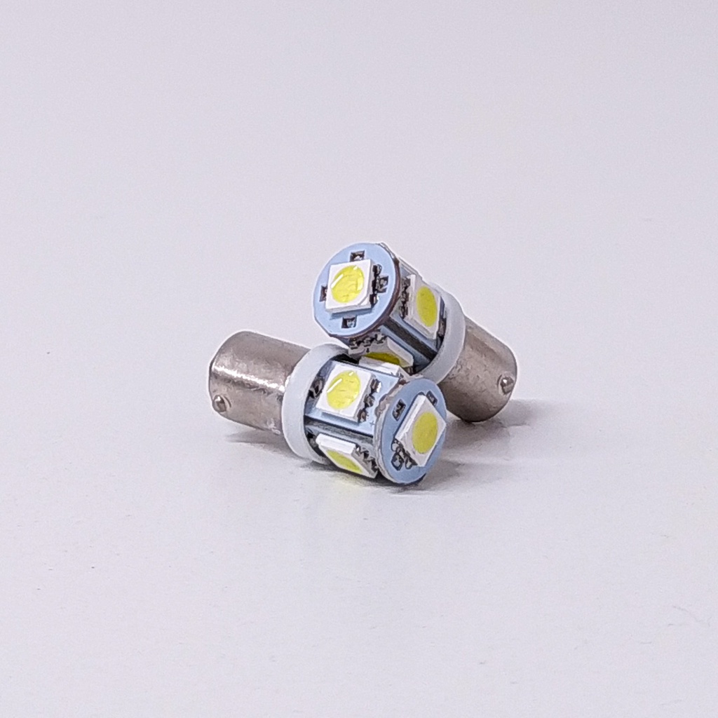 Lámpara LED de Señalización Silica - - 53 - T4W - BA9S 5 SMD 5050 SMD - Blanco 12V - Unidades
