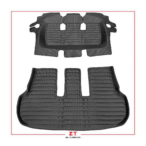 [ZTTSW4734] Alfombras Toyota SW4 - Innova 17+ 3ra fila y Baul