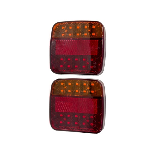 [LUXTRAIL-12V-24V] Kit De Faros Led Kit Faros Traseros Led Inalambricos Para Uso Off Road Trailer / Utv / Camion Universal 12V/24V Con Bateria (Hasta 10 Horas) Y Accesorios Incluidos