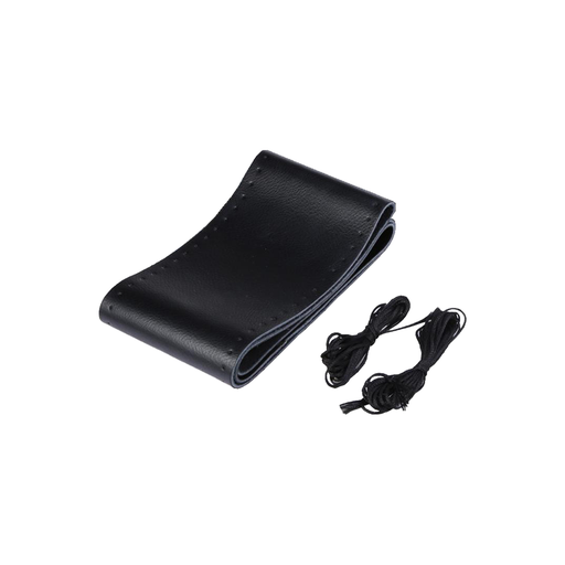 [ORECV100] Cubre Volante Cubre Volante Universal Con Cuerina Para Coser Negro Con Costura Negra / Cantidad Por Caja Master 100
