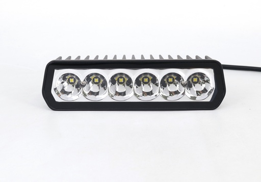 [IRODJ1112PENT] Off Road Faro De Led Universal Rectangular 16X7Cm Color Blanco- 30 Watts - 6 Chip Led Osram P7 - 12V/24V