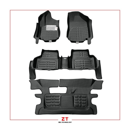 [ZTCC3AIR7] Alfombras Citroen C3 AirCross 7 asientos 5-2024 + 3 filas