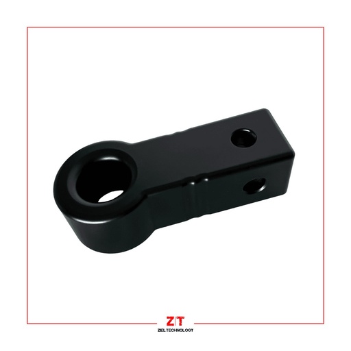 [ZTDRRB] ZT Enganche de recuperacion cerrado tipo ARO solo para grillete de nylon 16,5cm de largo. Material Aluminio macizo con diametro de 49x49 mm color negro. Caja de Carton
