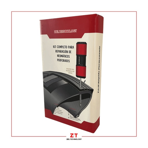[ZTKRN] Kit de reparacion de neumaticos C/Estuche