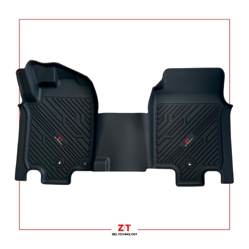 [ZTTHia1] Alfombras Toyota Hiace 9-2019+ cabina material TPE 1 fila