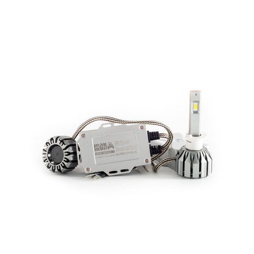 [IR100-H1] Kit LED off-road IR100 CANBUS - H1 10MA Generación chips CSP Super CANBUS 30000 Lumens 36 W 12V con cooler