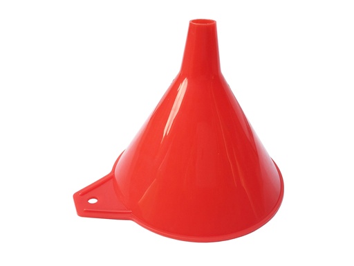 [EMBU001] Embudo universal rojo extra slim Diámetro 19CM, Pico 1.8CM, Altura 17CM