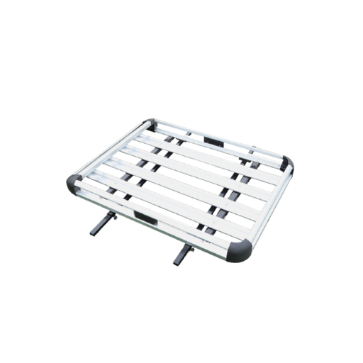 [PAR001] Parrilla para Techo universal de Aluminio Plateada 127CM X 96CM X 12CM