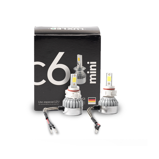 [C6MINIPSX24W] Kit LED off-road C6 Mini sin cooler - PSX24W 6 Gen 20000 lm chips COB 12V sin cooler