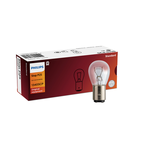 [13405] Lámpara Señalizacion 24V - Stop P25 13405 24V 21/5W BA15D Cp