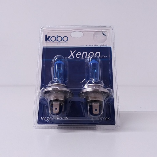 [KOB13342XEN] Lámpara Blue Vision - H4 PT43 60/55W 24V Xenon Blue X Blister 2 Unidades