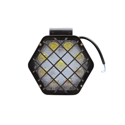 [DJ7900BLALA] Faro LED auxiliar off-road Romboidal 27 W (9 LED 3 W)color blanco 12V / 24V - haz de luz spot -