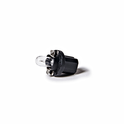 [KO12598PR] Lámpara de Señalización - 12V 1.2W BX8.5D/2 12V 1.2W Black 2721 con Portalampara Negro