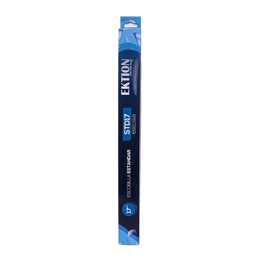 [STD17] Escobilla limpiaparabrisas FLAT universal 17" chata, enganche estándar