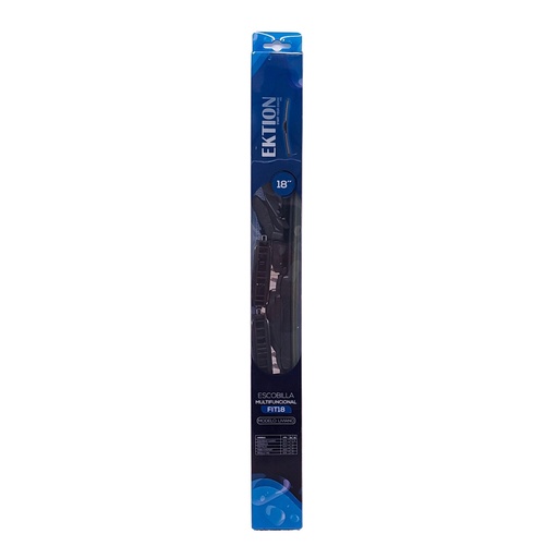 [FIT18] Escobilla limpiaparabrisas FIT universal 18" curva de goma