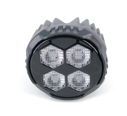 [DJ6920RUAR] Faro LED auxiliar off-road Redondo 3,1" color blanco 40 W - 4 chipss LED Osram LP/HF, 12V/24V