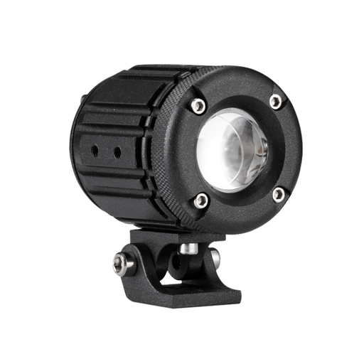 [DJ715CROSS] Faro LED auxiliar off-road Luz LED blanca y ámbar Estable con Cambio de Luz 9V-36V 1 LED 18 W - Juego de 2 Unidades Medidas 105*55 (MM)