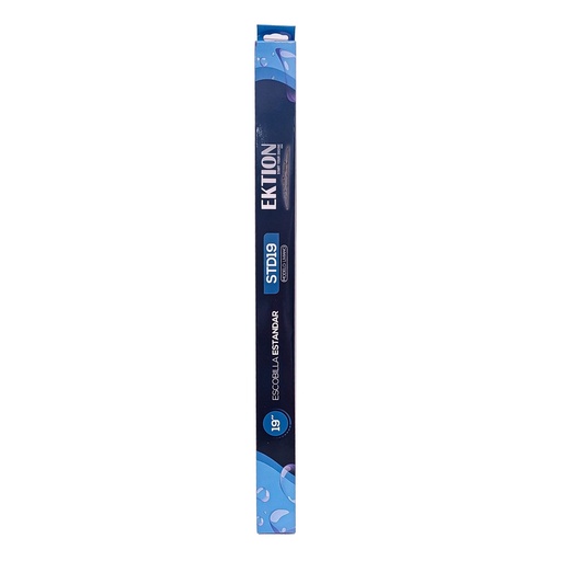[STD19] Escobilla limpiaparabrisas FLAT universal 19" chata, enganche estándar