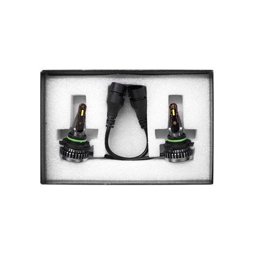 [R8-9005] Kit LED off-road R8 - 9005 HB3 10MA Generación chips CSP sin cooler 30000 Lumens 42 W 12V