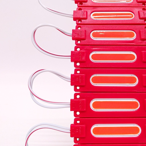 [RICO12ROJ] Modulo LED COB - Tabla Rigida COB Rojo 12V 7CM X 1,5CM