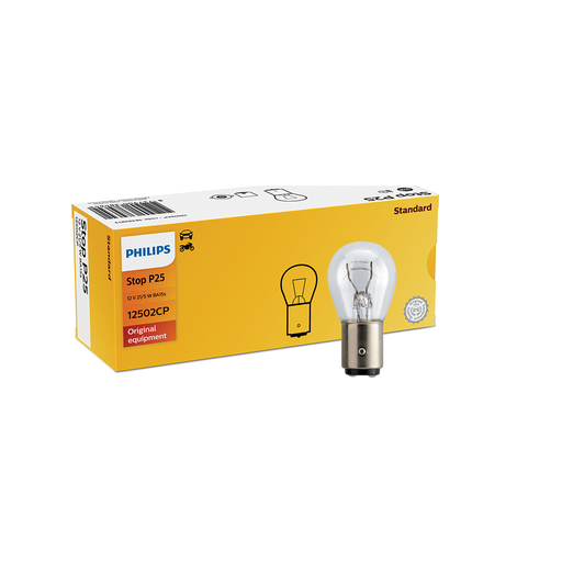[12502] Lámpara de Señalización 12V - P25W 12502 12V 21/5W BA15D