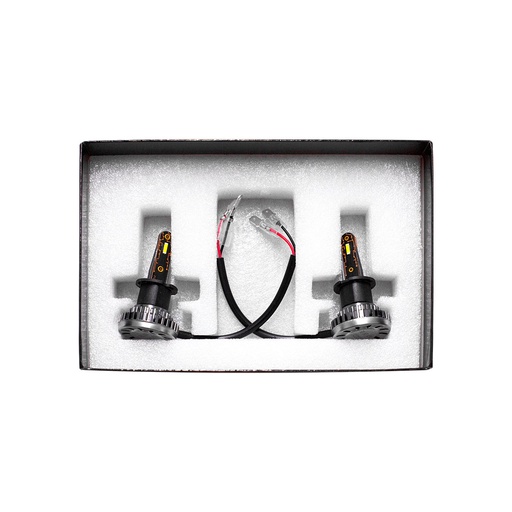 [R8-H3] Kit LED off-road R8 - H3 10MA Generación chips CSP sin cooler 30000 Lumens 42 W 12V