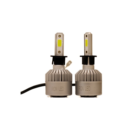 [S624-H3] Kit LED off-road S6 Heavy Duty - 24V - Kit de LED H3 6TA Generación 22000 Lumens por Lámpara Uso Especial 24V con cooler
