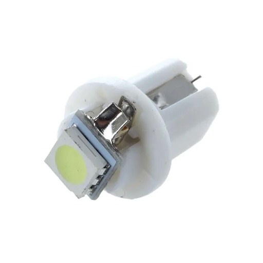 [LED12597BLA] Lámpara LED de Señalización Silica - - 2721 1 SMD 5050 - 12V con Portalampara Color: Blanco - Unidades
