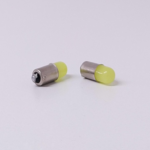 [LED12929COBBL] Lámpara LED de Señalización COB - 53 - T4W - BA9S LED COB Blanco 12V x unidad