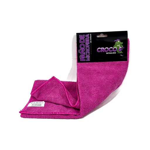 [CRS-TOWEL014] Paño de microfibra rosa 260 GSM 60 x 40 cm